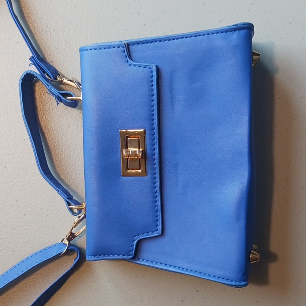 Lux Blue Small Purse Bag ๐ #eshopchicago - Picture 1 of 8